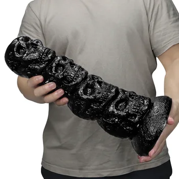 36cm Super Huge Skull Dildo for Anal Women Sex Toys Big Dick Penis XXL Silicone Giant Dildo Gay Adlut Toys BDSM Fisting Slave 2