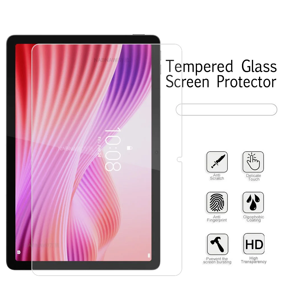 2 Pieces HD Scratch Proof Tempered Glass Screen Protector For Lenovo Tab 2025 10.1 TB-311FU TB-311XU Hard Protective Film 2