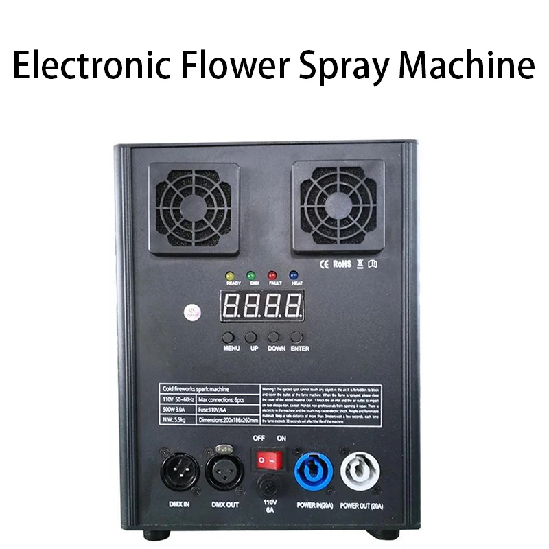 Star Fireworks Make Machine 600W Electronic Flower Spray Machine Good Effect For Disco KTV Stage Performance Wedding Holiday xuqian hot selling 33 29 9cm with bead loom weaving beading machine wooden for beginners make necklaces bracelets l0026