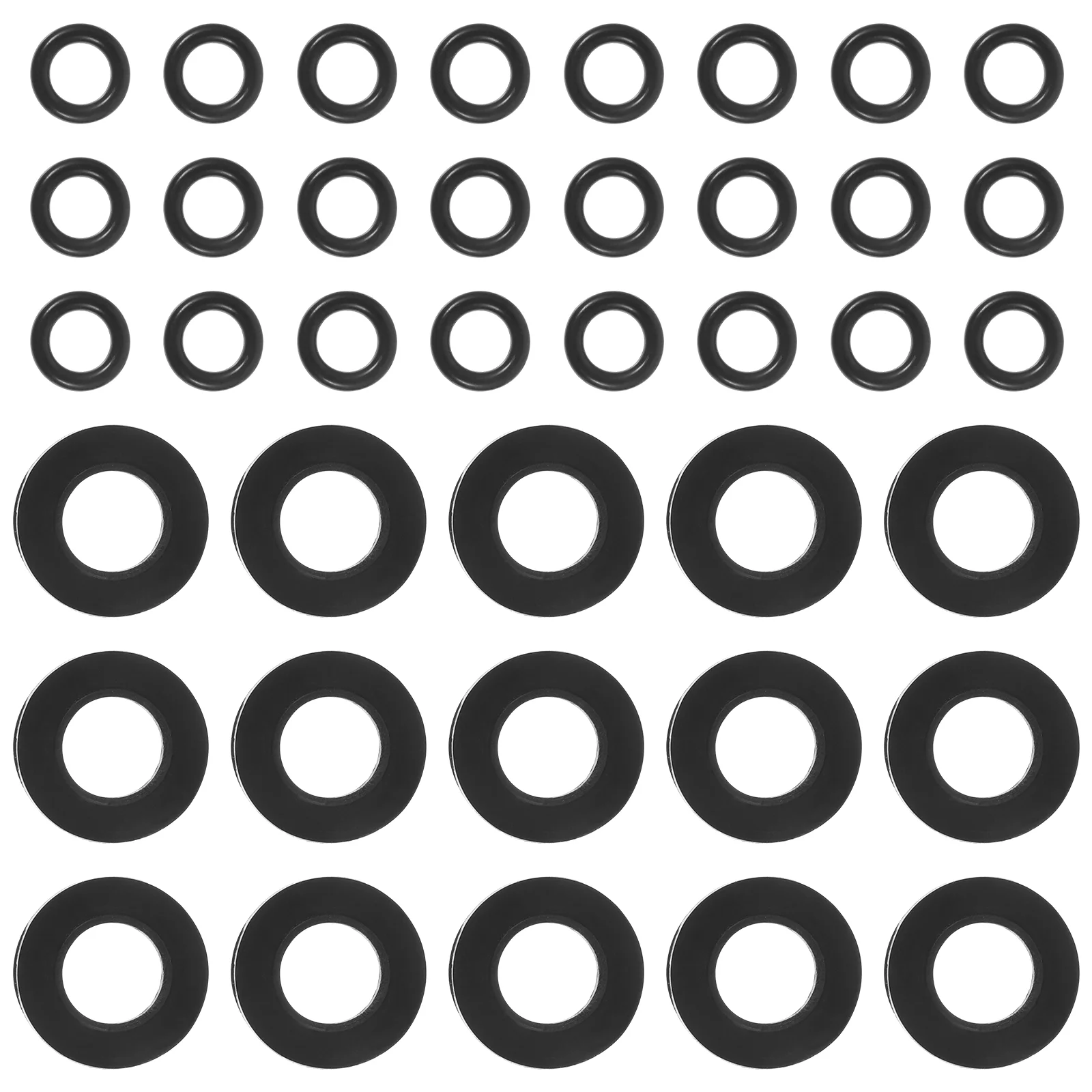 

Angle Valve Sealing Ring Rubber Grommet Kit Hole Plugs Assortment Gasket Explosion-proof Tank