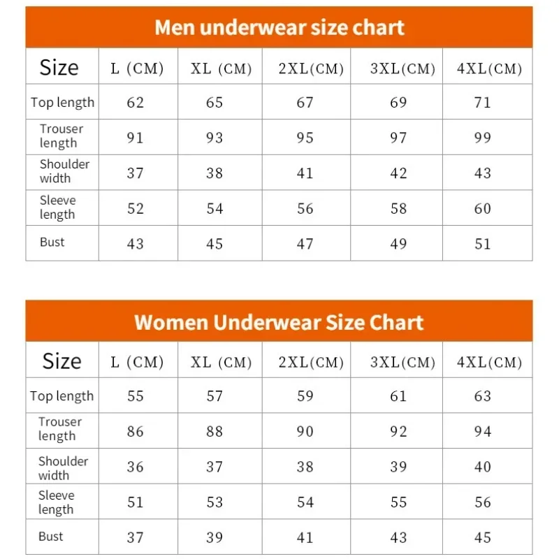 Thermal Underwear Sets Men Winter Long Johns Women Plus Velvet Thickening Inner Wear Fleece Keep Warm Lingerie Plus Size L-4XL