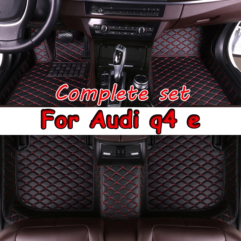 

Автомобильные коврики для Audi q4 e tron 2022, Прямая поставка, аксессуары для салона автомобиля, кожаные коврики, коврики, подкладки для ног