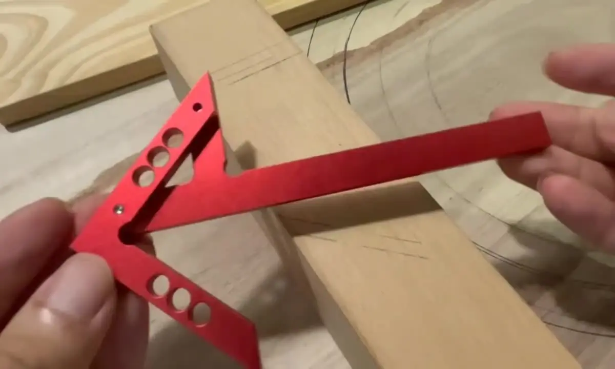 Инструмент для поиска центра деревообработка квадратный 45/90 градусов