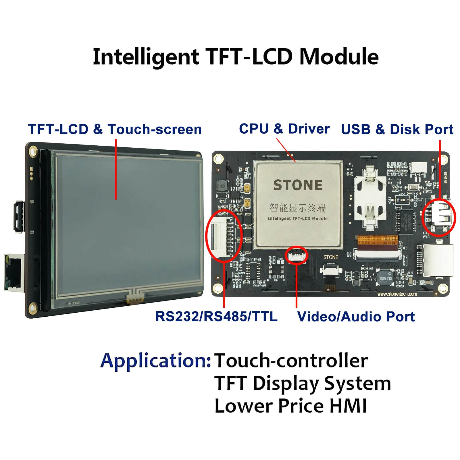 tft display interfacing with microcontroller price