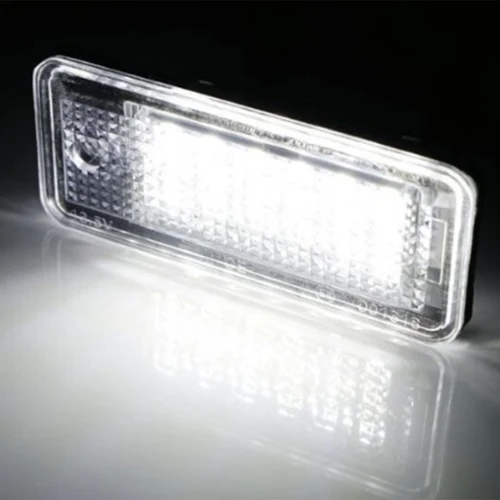 아우디용 LED 번호판 조명, A3 A4 S4 RS4 B6 B7 A6 RS6 S6 C6 S5 Q7 A8 S8 아반트 캔버스 오류 없는 번호판 램프, 2 개 3