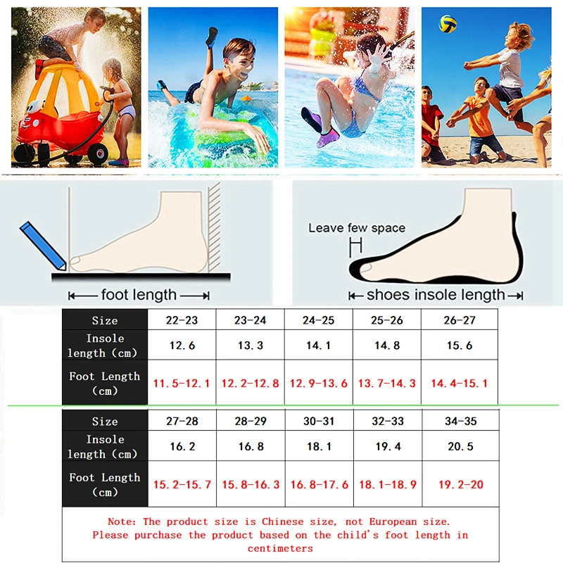 Children Beach Shoes Baby Soft Floor Indoor Slipper Snorkeling Swim Socks Boys And Girls Anti-slip Home Barefoot Kids Slippers 2