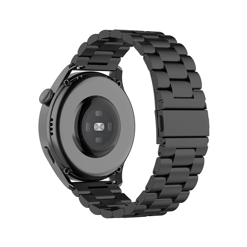 Sleek 2-in-1 Stainless Steel Watch Band with Protective Cover