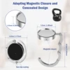 4/8Pcs Handbag Hooks Folding Metal Table Bag Holders Portable Purse Hangers Unique Parts Accessories Multipurpose Non-Slip Hooks 3