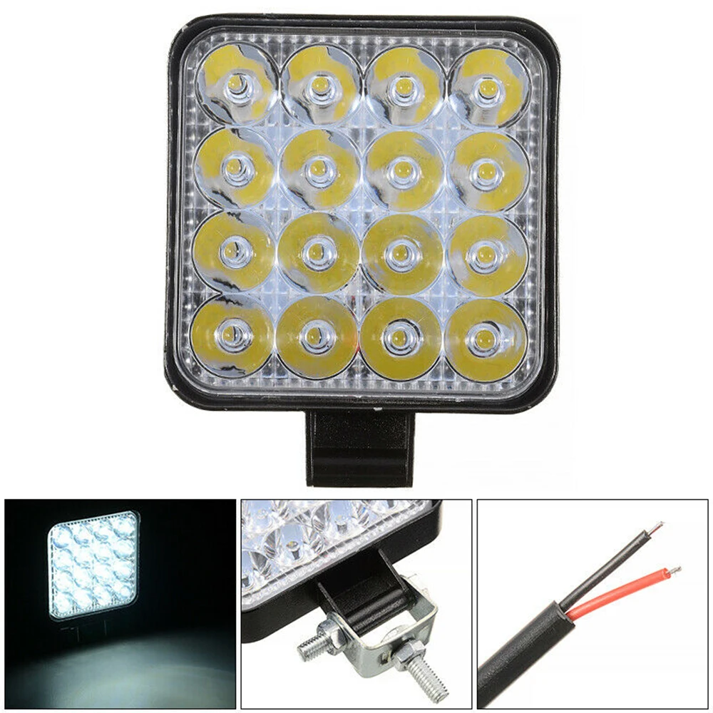 Mini Offroad LED Bar 12V 24V Square LED Work Light For Car Truck Boat Atv 4x4 Tractor 42W 48W Spotlight led light bar,work light