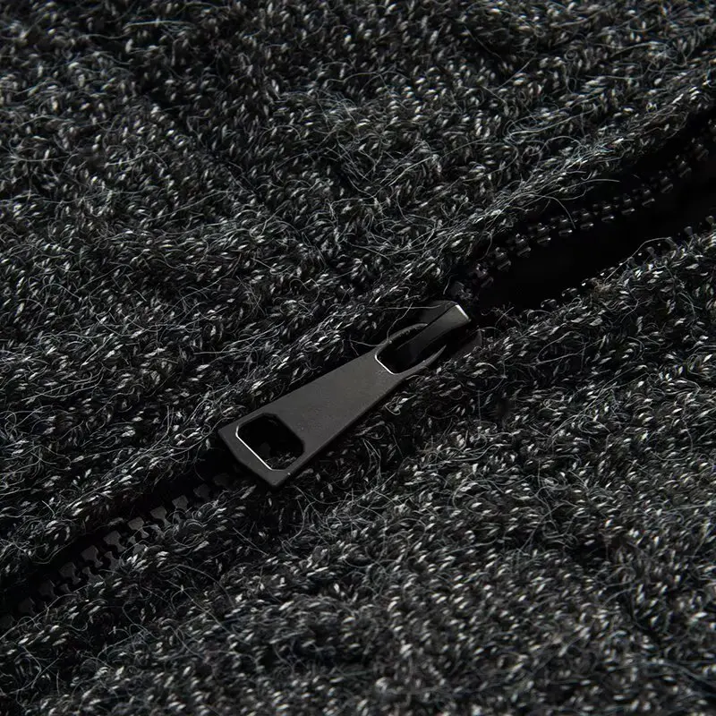 Parkas Jackets Women's Thick Warm Winter Coat zartins 2025 Outwear With Zipper Long Sleeve Knitted Jackets Woman Solid Coat Tops