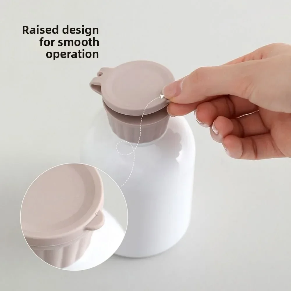 3Pcs Silicone Inverted Bottle Caps 3 Sizes Flipping Shampoo Bottles Lids Sealed Leakproof Bottles Upside Down Caps