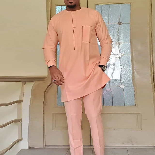 Muatapha Long Sleeve Dashiki Outfit