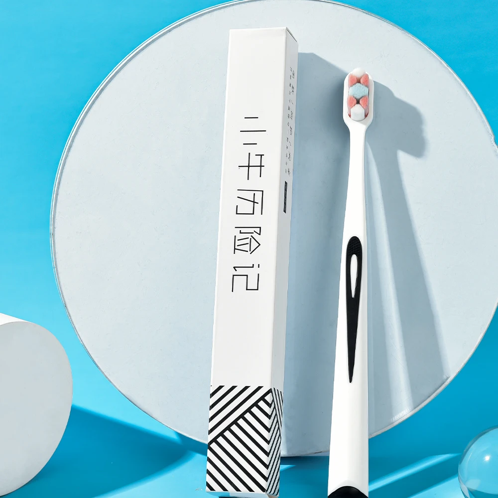 Tooth Brush Oral Hygiene Care Ultra-fine Soft Hair Eco Friendly Portable Travel Fiber Nano with Box Y-kelin,tooth brush