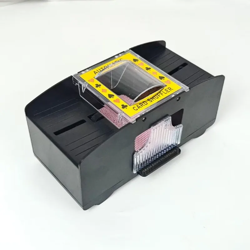 Durable Plastic Poker & Card Mixer Automatic Card Shuffler for Family Game Board Game