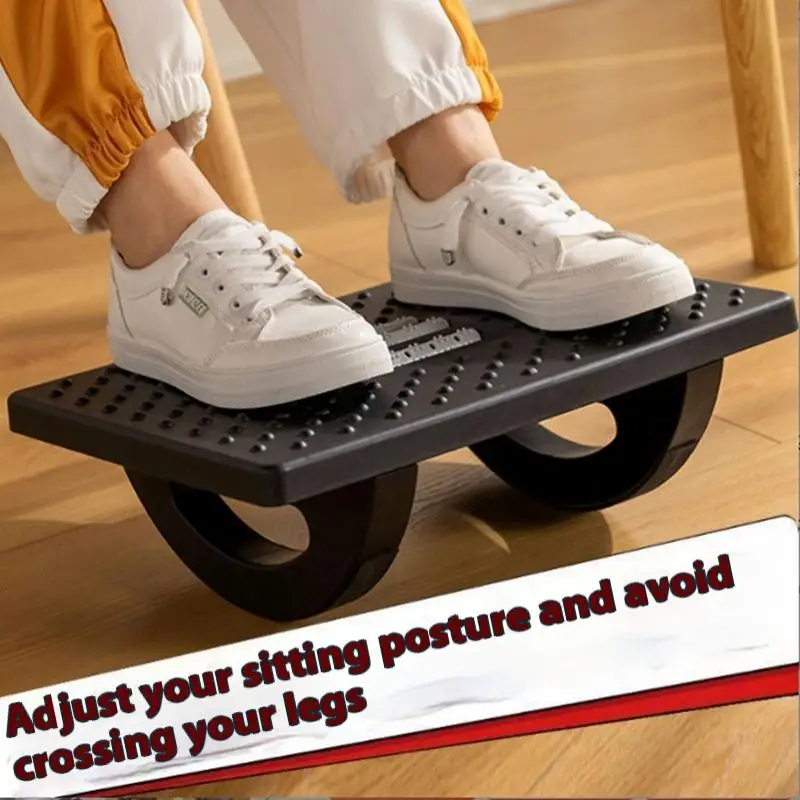 Portability Foot Rest Under Desk Footrest Ergonomic Foot Stool With Massage Rollers Foot Rest For Home Office