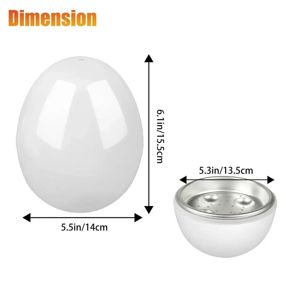 Microwave Egg Steamer Boiler Cooker 4 Eggs Capacity Easy Quick 5 Minutes Hard or Soft Boiled Kitchen Cooking Tools egg cooker egg boiler mold cup egg poacher silicone egg poacher steam egg rack