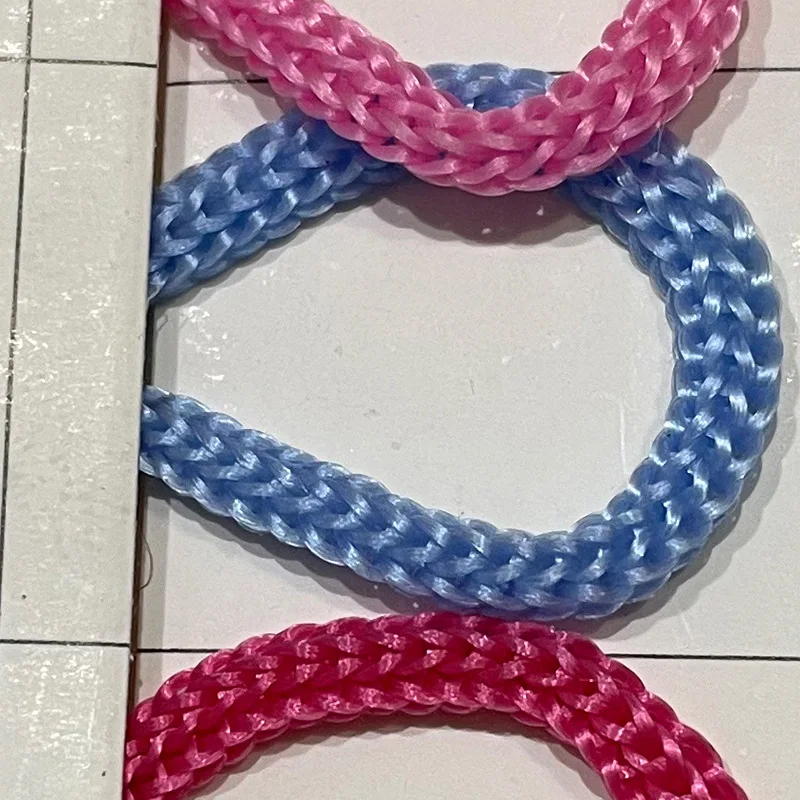 Vibrant 4mm Nylon Crochet Cord for Hand-Woven Macrame and Bracelets – Multiple Length Options