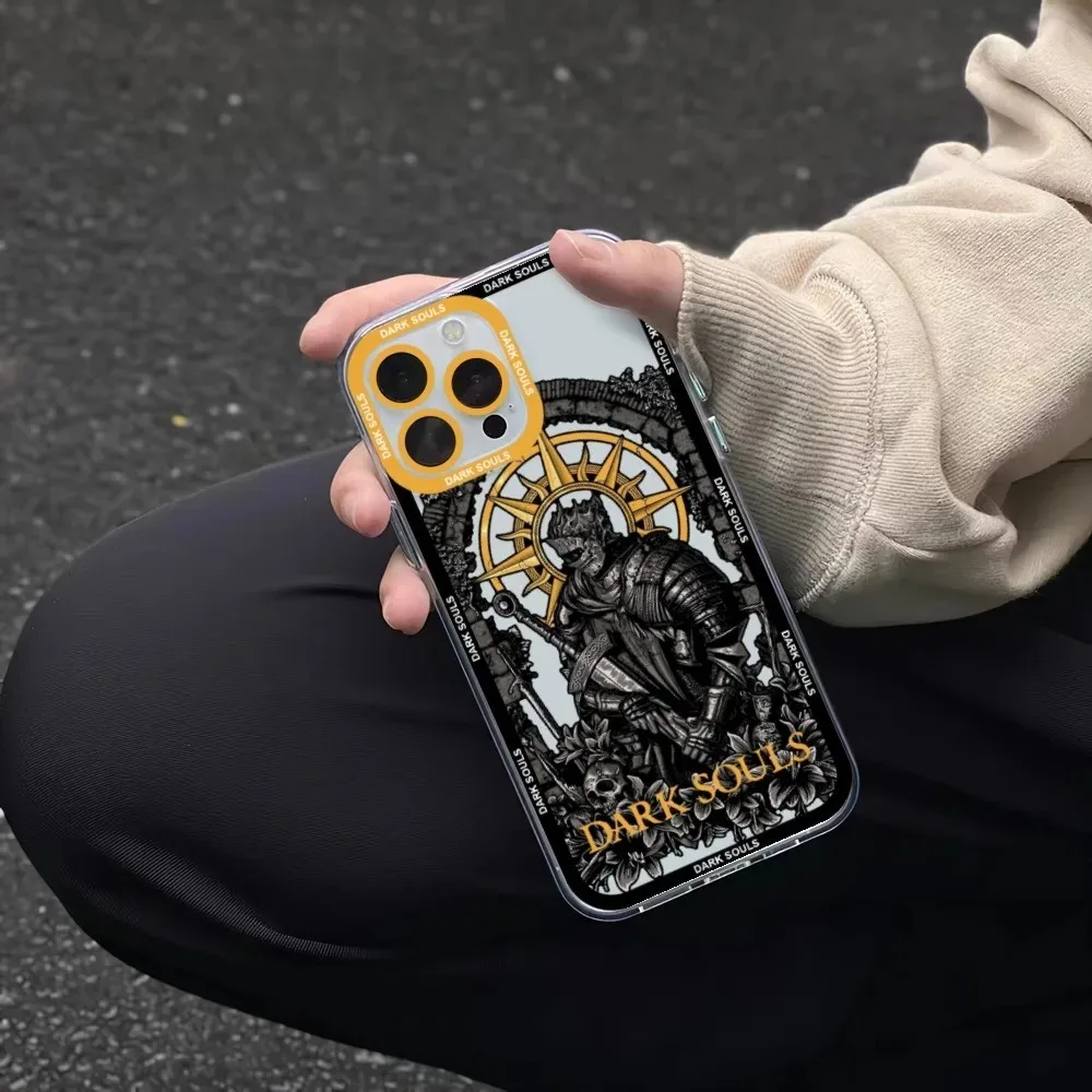 Dark Souls Game Phone Case For iPhone 16 15 14 13 12 11 Pro Max X XR XS SE 7 8 Plus Mini Transparent Mobile Funda — view 5