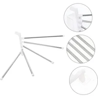 Towel Rack Bathroom Accessories Rotatable Towel Holder Space Aluminum 2/3/4/5/6/7/8 -Bar Hanging Wall Mounted Towel Hanger 2