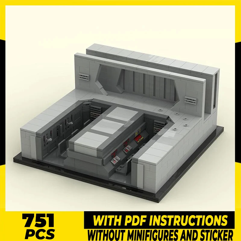 

Звездная модель фильма Moc, строительные блоки, охотник, разрушитель, мост, технология, модульные блоки, подарки, рождественские игрушки, Наборы для творчества, сборка