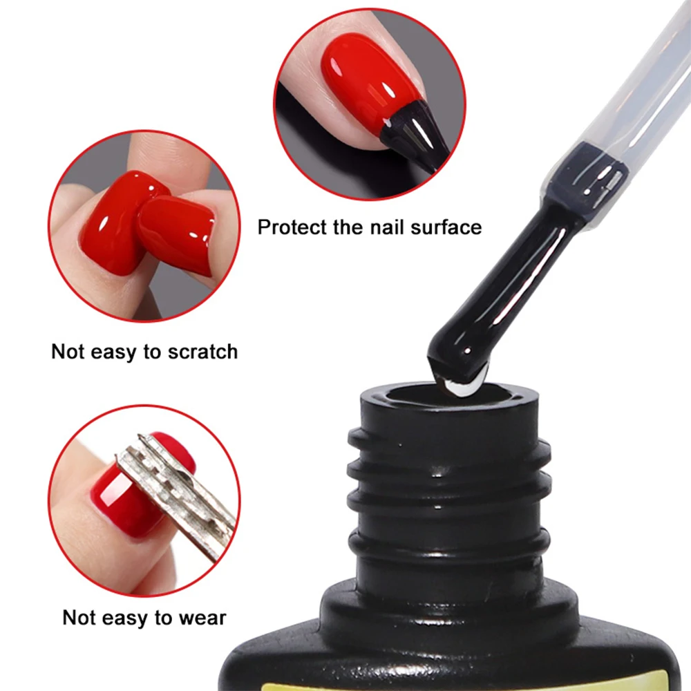 LIMEGIRL Multifunctional Nail Top Coat And Base Coat for Nails UV Gel Polish Soak Off Varnishes Kit No-acid Primer Manicure Set 2