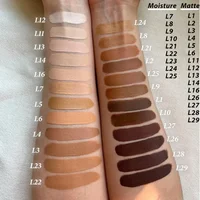 30ml Vegan Makeup Foundation Private Label Waterproof Full Coverage Foundation Concealer Custom Logo Wholesale Gold Tube 2