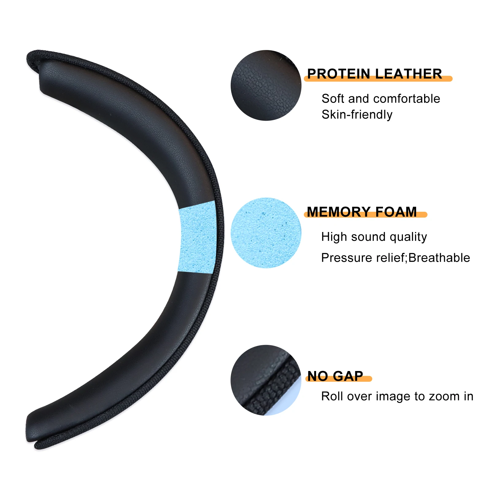 Replacement Replacement Headbands Straps for Bowers & Wilkins PX8/PX7 s2/PX7 s2e (do not fit PX7) Headphones