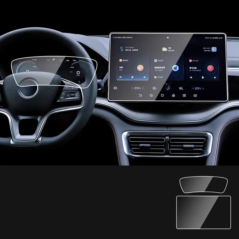 Pellicola Vetro Temperato Per Schermo BYD Seal U DM-i 2024 - 15.6 Pollici, Anti-Graffio E Anti-Riflesso - Foto 14