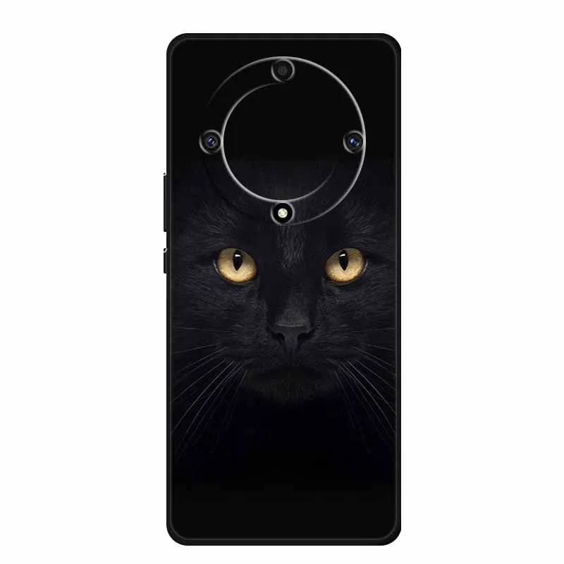Cat Design Soft TPU Silicone Phone Case