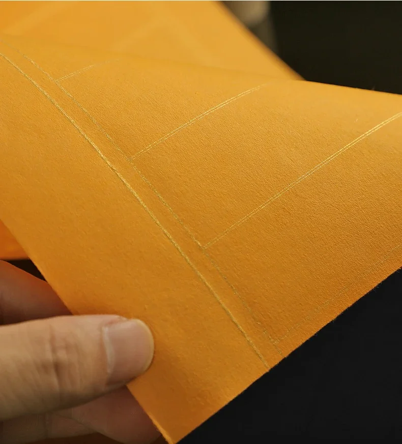 Rollende quadratische Gitter Xuan-Papier Kalligraphie Gitter halbreifes Reispapier Papel Arroz Anfänger Pinselstift Schreibübungspapier – Detail 11