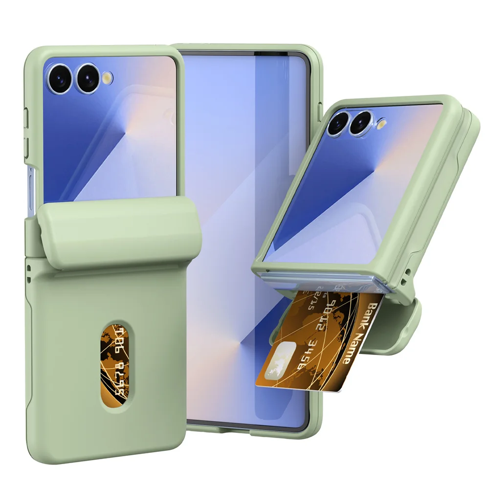 Premium Wallet Case with Card Holder and Hinge Protection