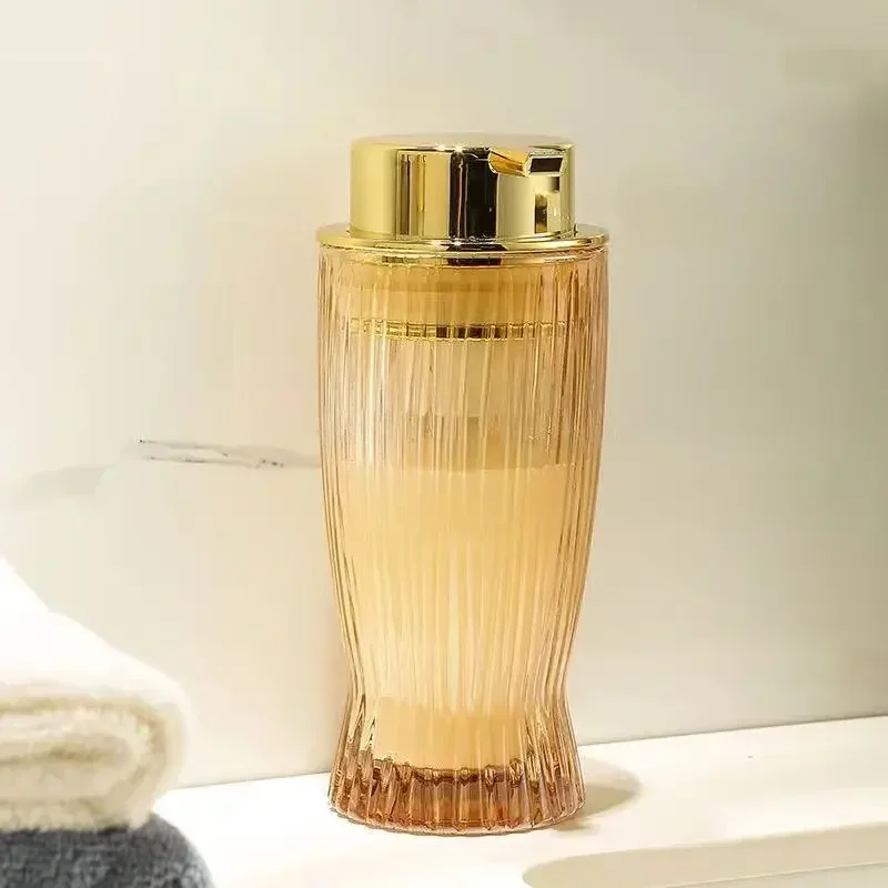 Soap Dispenser Shampoo Dispenser Foaming Soap Dispenser Soap Dispenser Bottle Household Bathroom Products Bubble Bottle Vertical Glass Soap Dispenser Shampoo Press Sub-bottle Bathroom Decoration Accessories