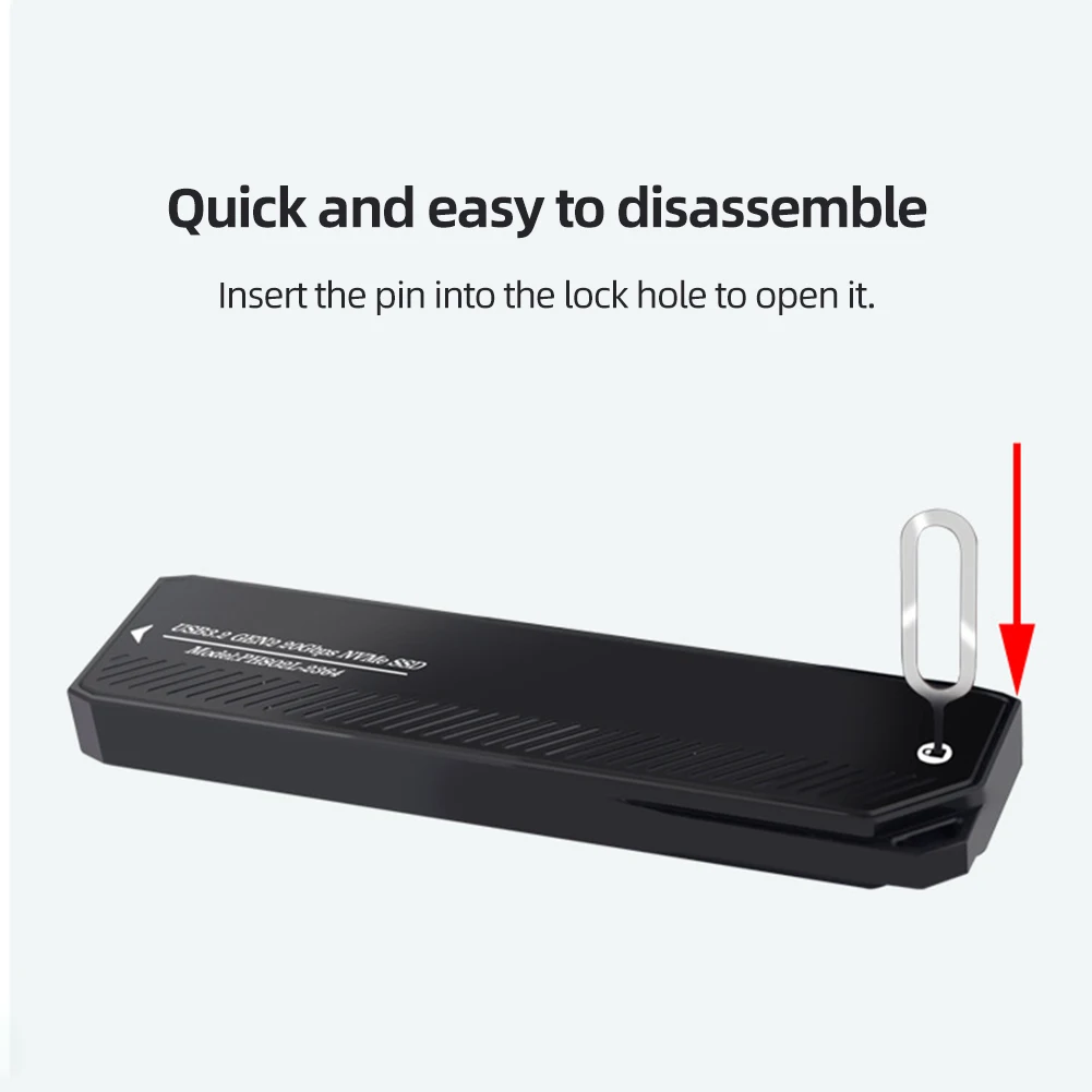 M.2 to C Ÿ  ϵ ũ ڽ  ī, NVME 20Gbps USB 3.2 Gen2 ,  SSD ̽ , M2 SSD 2280/42/60