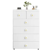 5 Layers Multifunction Living Room Cabinet Storage Box With 6 Drawers Locker Large Capacity Storage Box Home Furniture Pulley 1
