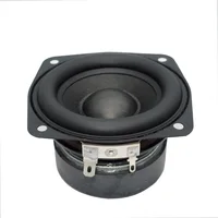 1pcs 78MM 4 Ohm 15W Subwoofer Speaker 3 Inch Convex Cap Bass Square Woofer DIY Bookshelf Speakers Hifi Home Sound Theater 1