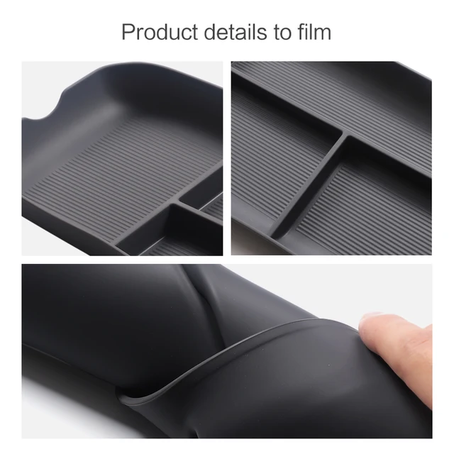 Center Console Storage Tray for NIO ET7 2022-2024 Car Central Armrest Lower Layer Box Organizer Interior Accessories Tidying 6