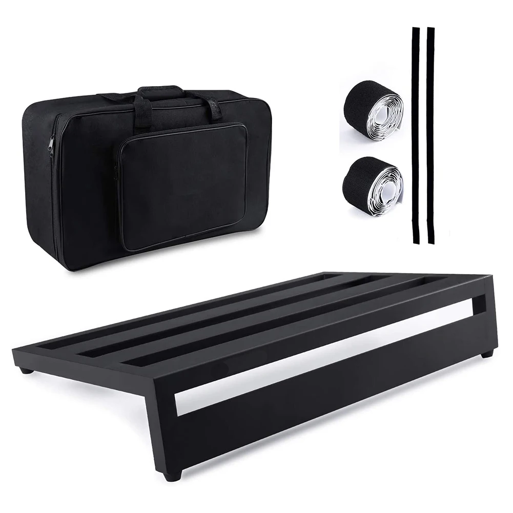 1SetPedalBoardAluminumAlloyLargePortablePoweredGuitar