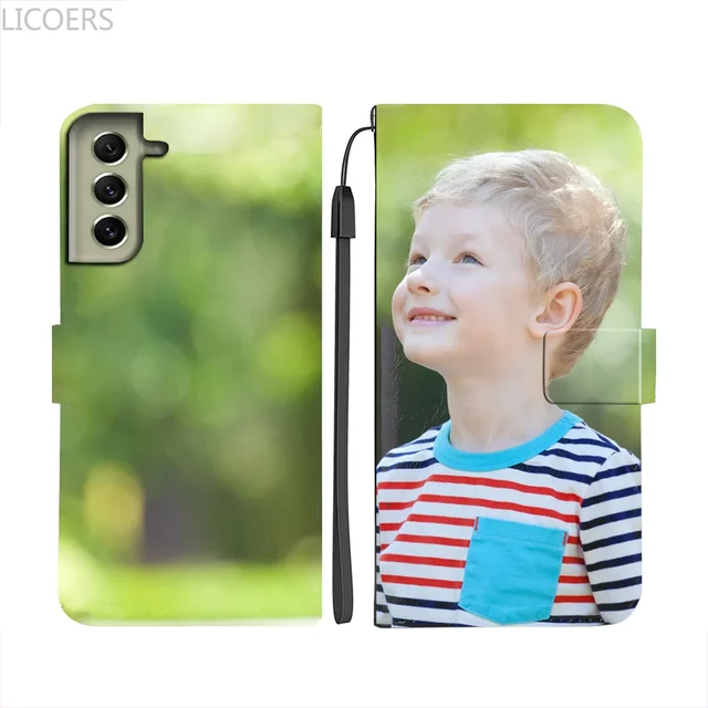DIY Flip PU Leather Case for Samsung Galaxy S26 S25 S24 S23 S22 S21 S20 Ultra Plus FE A52 5G A54 Custom Print Photo Wallet Cover 1