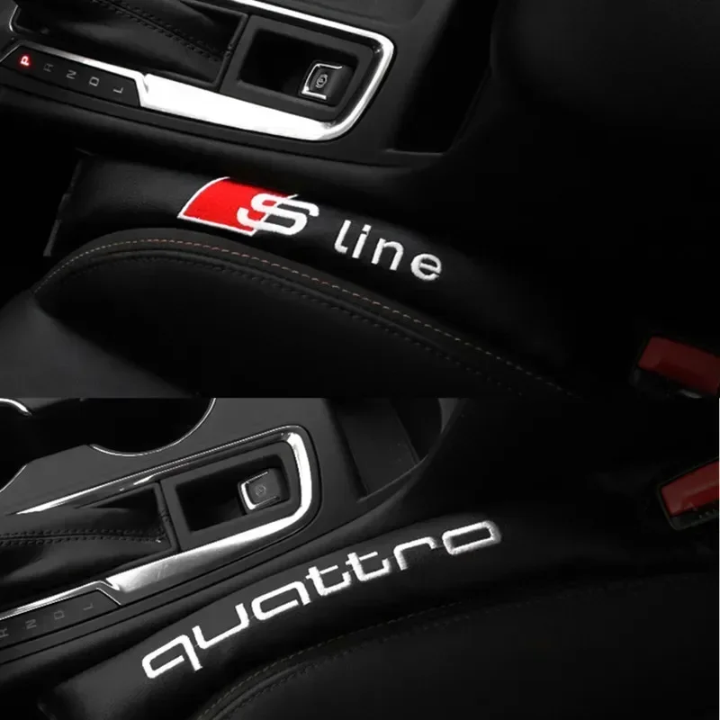 아우디 Q3, Q5, Q7, Q8, A1, A3, A4, A5, A6,A7, A8, V8, B5-B9 모델용 자동차 인테리어 장식 세트-프리미엄 자동차 액세서리, 2 개
