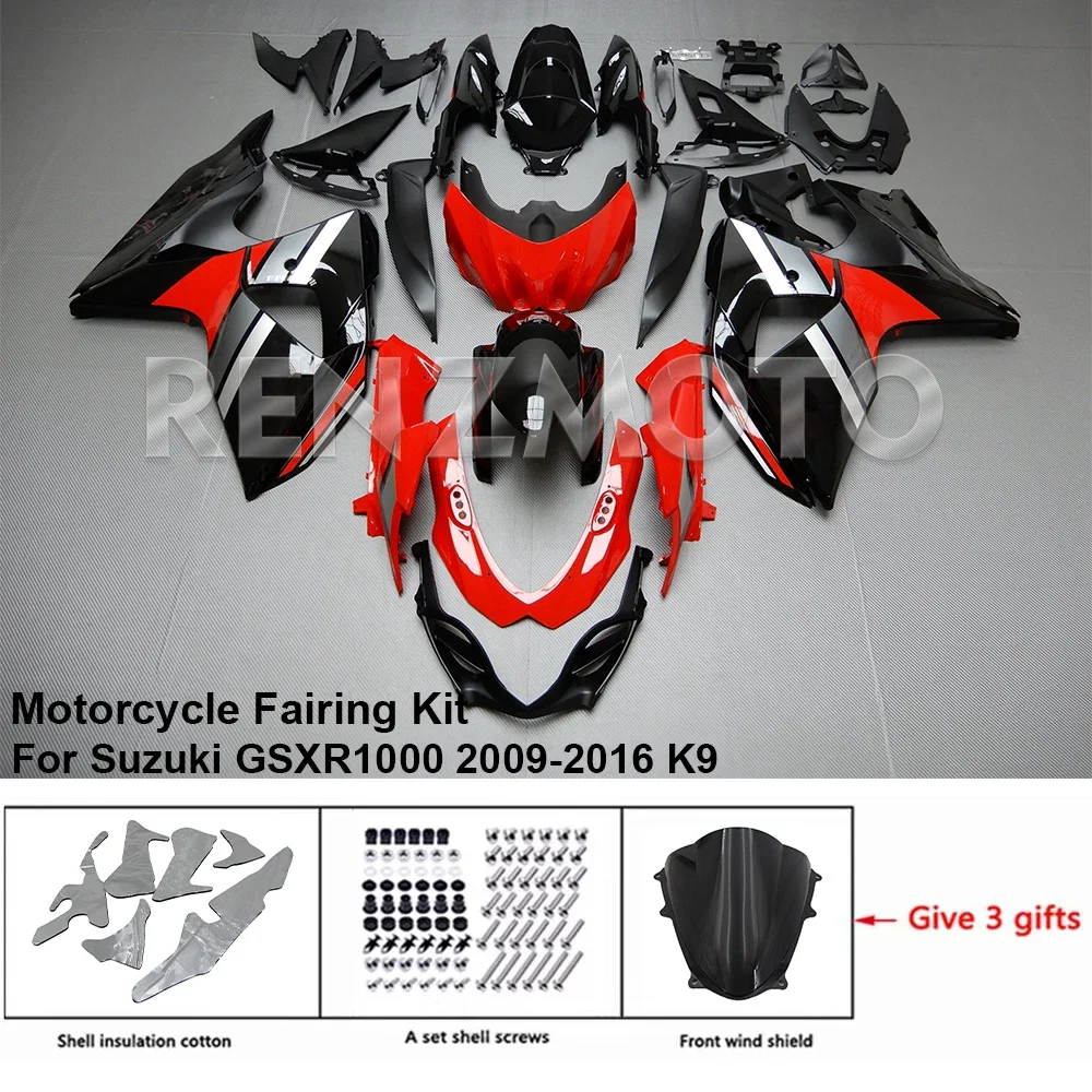 

For SUZUKI GSXR1000 2009-2016 K9 Fairing R/Z SGX101 Motorcycle Set Body Kit decoration Plastic Guard Plate Accessories Shell