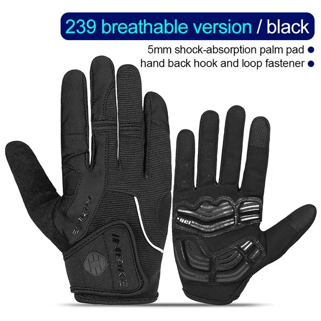 Enhanced Cycling Gloves – Full Finger Touchscreen Sports Gloves