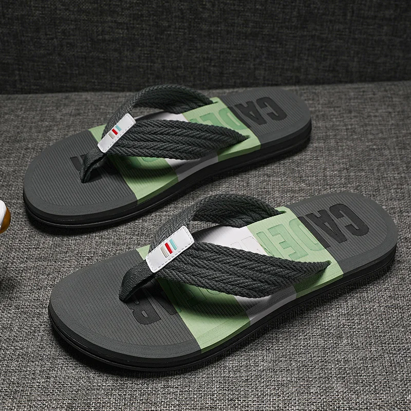 Herren-Flip-Flops, bequeme, rutschfeste Sommer-Hausschuhe, Slipper für drinnen und draußen, weiche Schaumstoff-Schieber_voghion.com
