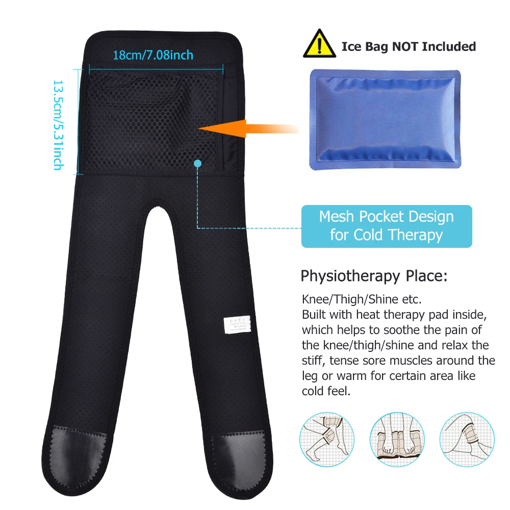 Electric Knee Support with 3 Level Temperature Adjustment