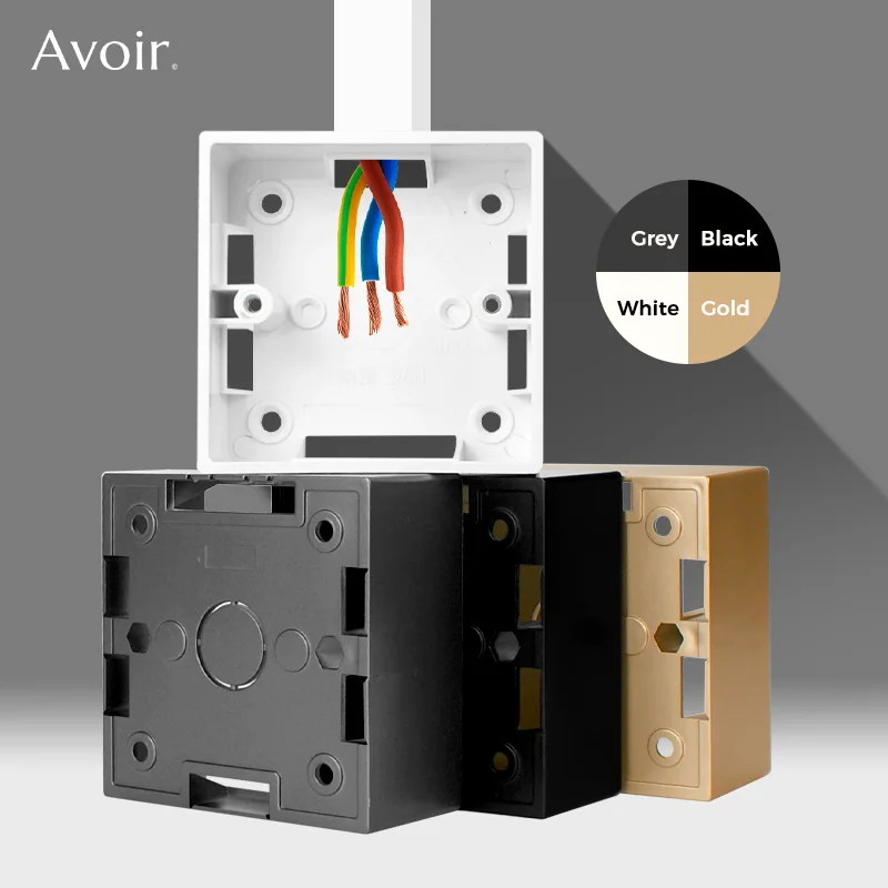 Wall Surface Mounting Junction Box For Switch Socket Installation