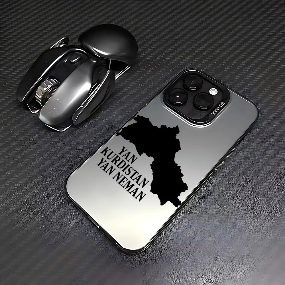 Kurdistan Map Design Anti-Fall Matte Phone Case