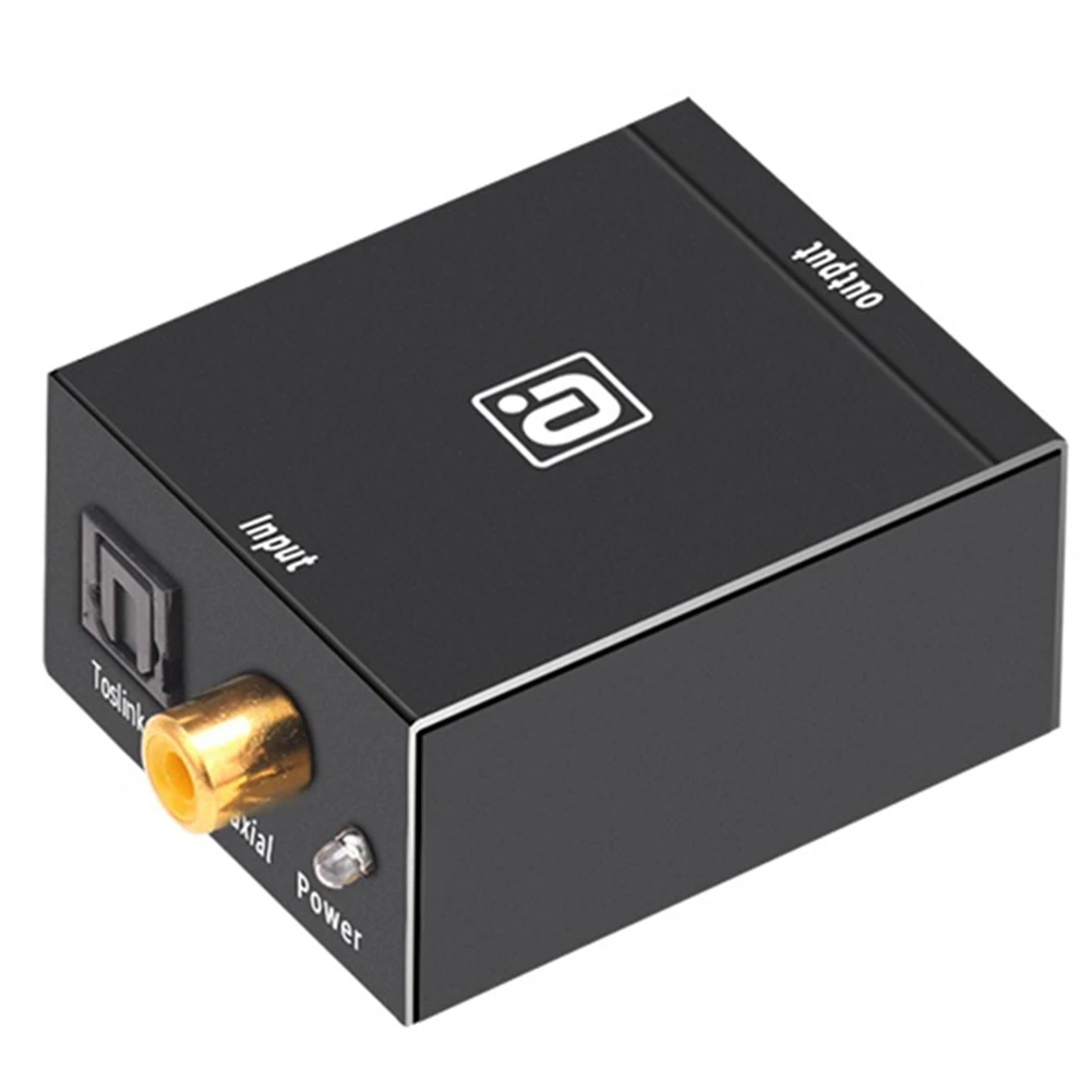 

Цифро-аналоговый аудио преобразователь DAC Digital SPDIF Toslink в аналоговый стерео аудио L/R преобразователь адаптер для ТВ DVD