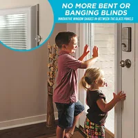 ODL Add On Blinds for Raised Frame Doors Outer Frame Measurement 10"x 38"Home Improvement  Easy to Install Innovative Window 2