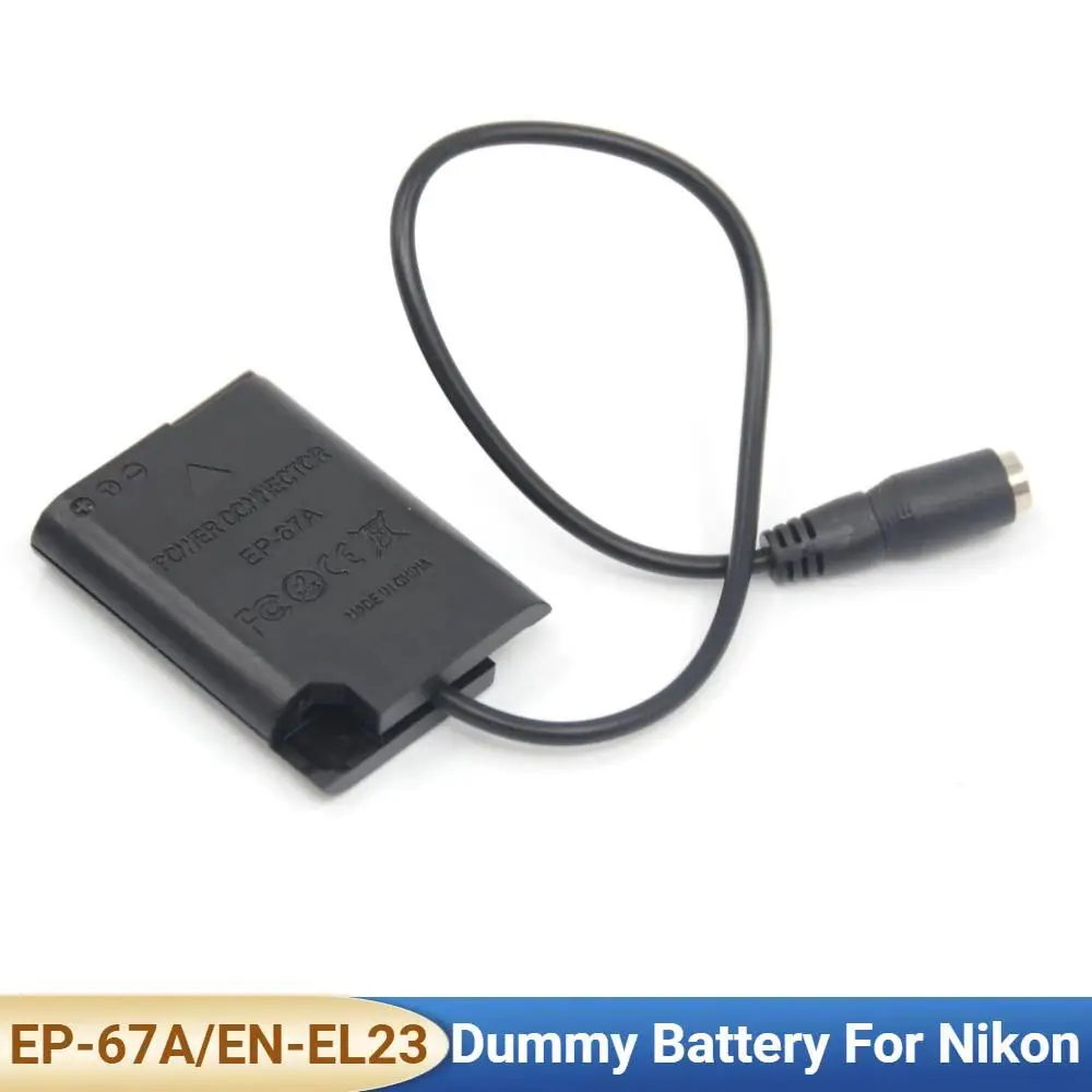 

EN-EL23 Dummy Battery for Nikon Coolpix P600 P610 P900s E700 S810C Camera EP-67A DC Coupler