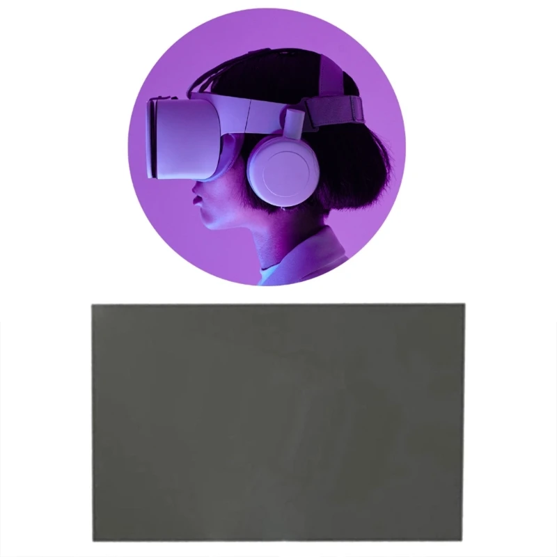 2Pcs 30*20CM Horizontal 0 Degree Polarizer Film LCD Linear Polarized Filter Linear Polarizing Polarization Film Sheets
