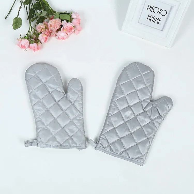 Silver-coated Microwave Oven Insulation Gloves kitchen gloves Kitchen Oven Anti-scalding Gloves Mitts Kitchen Heat Resistant